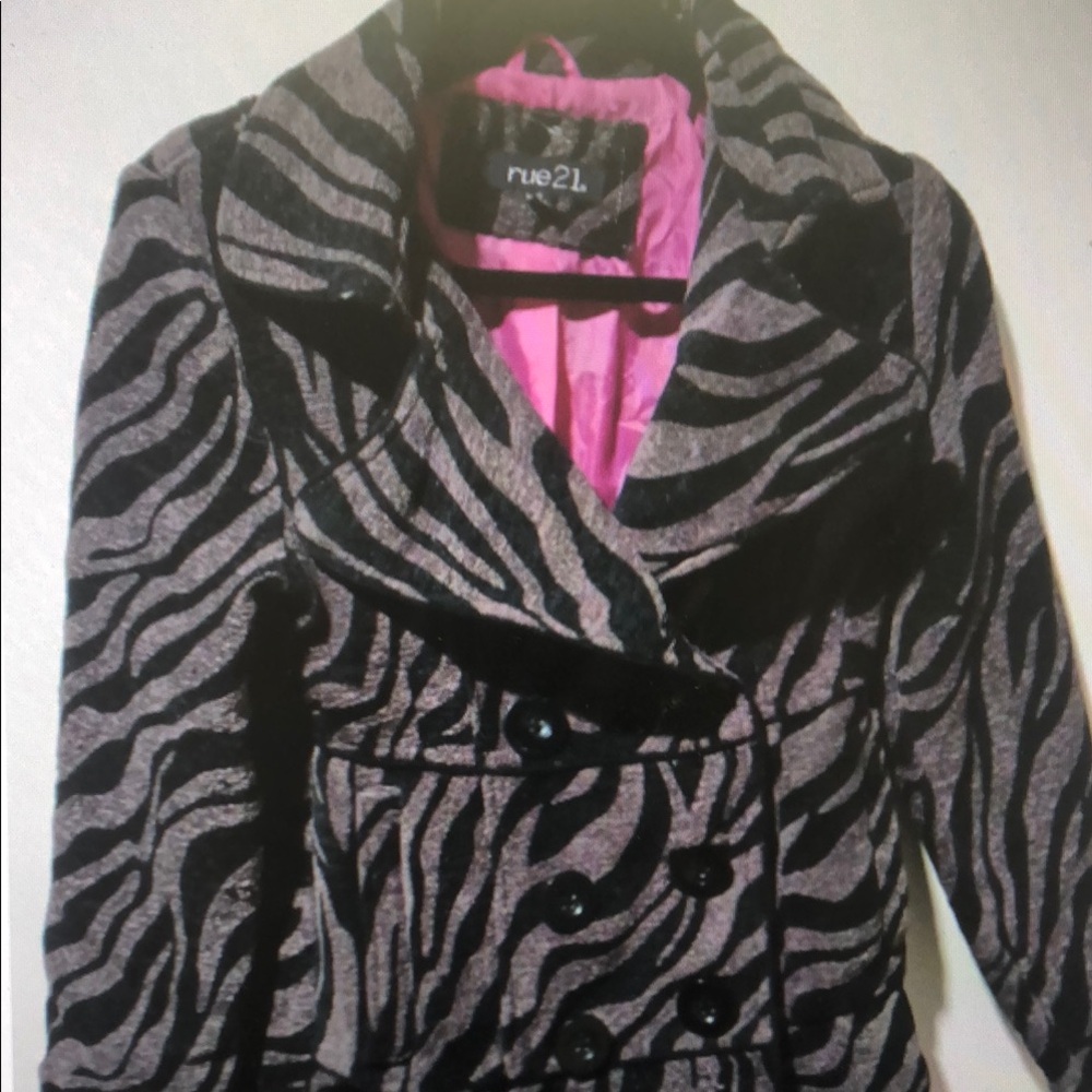 Purple and black Rue21 jacket small